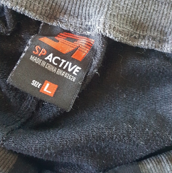 Black Grey SP Banded Sweats - Picture 3 of 3